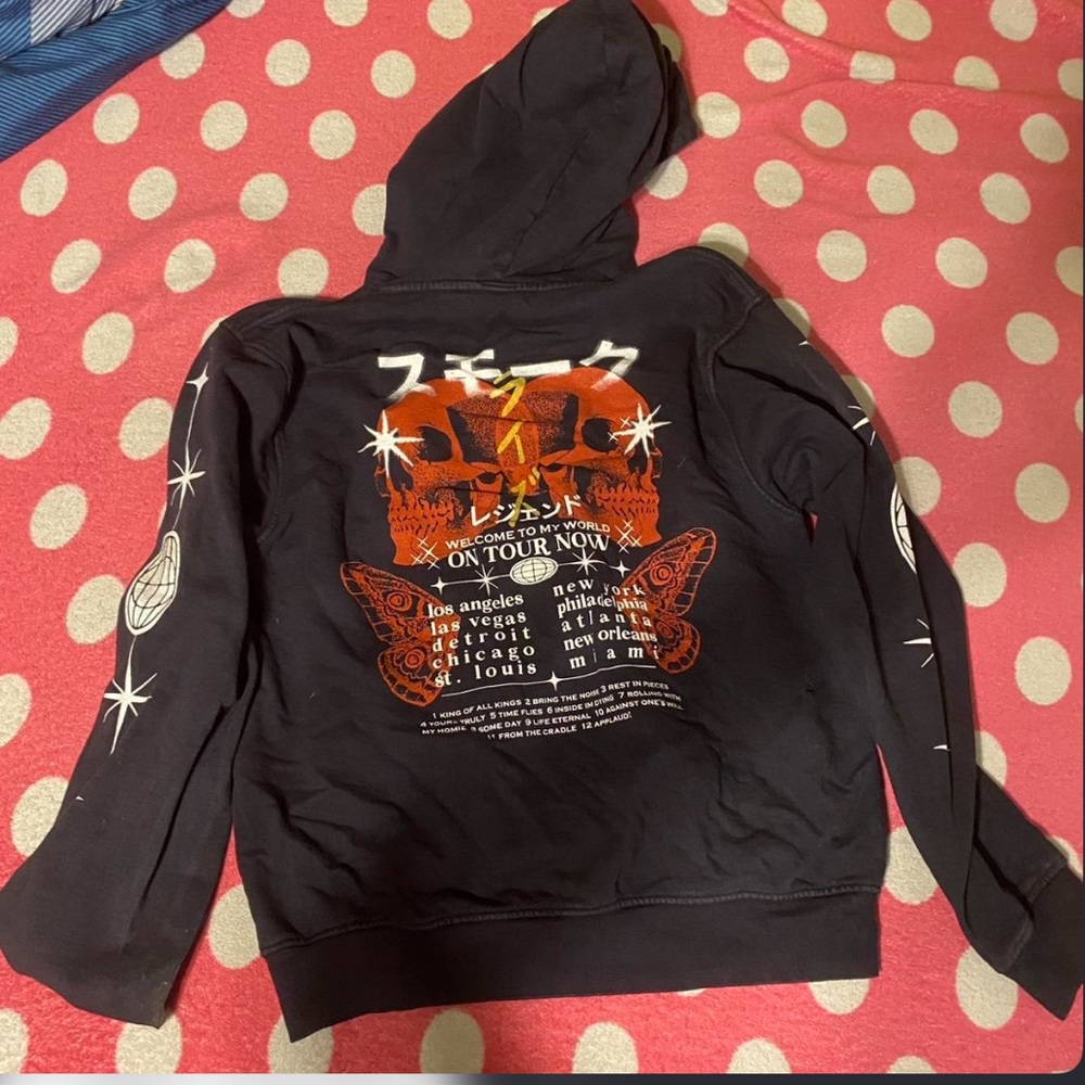 Navy Smoke Rise Hoodie